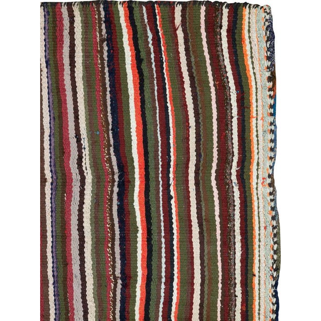 Tribal Galerie Shabab Collection Mid-20th Century Persian Flatweave Kilim Rug For Sale - Image 3 of 9