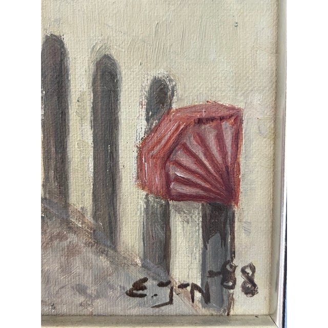 Piran Slovenia Cityscape Painting by Ella Nilsson, C. 1988 For Sale - Image 12 of 13