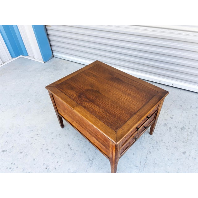 1960s Mid Century Walnut Side Tables - Set of 2 For Sale - Image 11 of 13