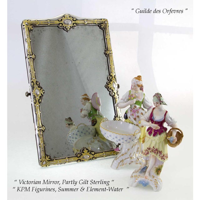 1990’s Vintage/New KPM Hand Crafted Figurine-Summer For Sale - Image 12 of 13