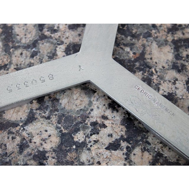 AE Side Table by Cedric Hartman, USA, 1970s, in Very Good conditions. Designed 1970 to 1979 This piece has an attribution...