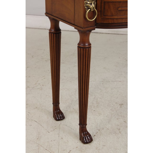 Henredon Natchez Marble Top Console Table Server For Sale - Image 14 of 17