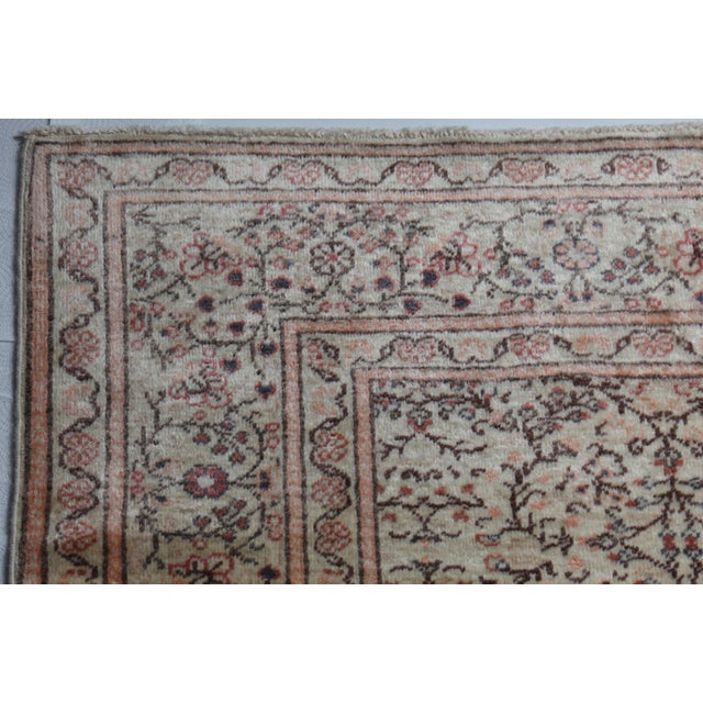 1950s Vintage Turkish Floral Rug -8' 7'' X 11' 10'' For Sale - Image 4 of 14