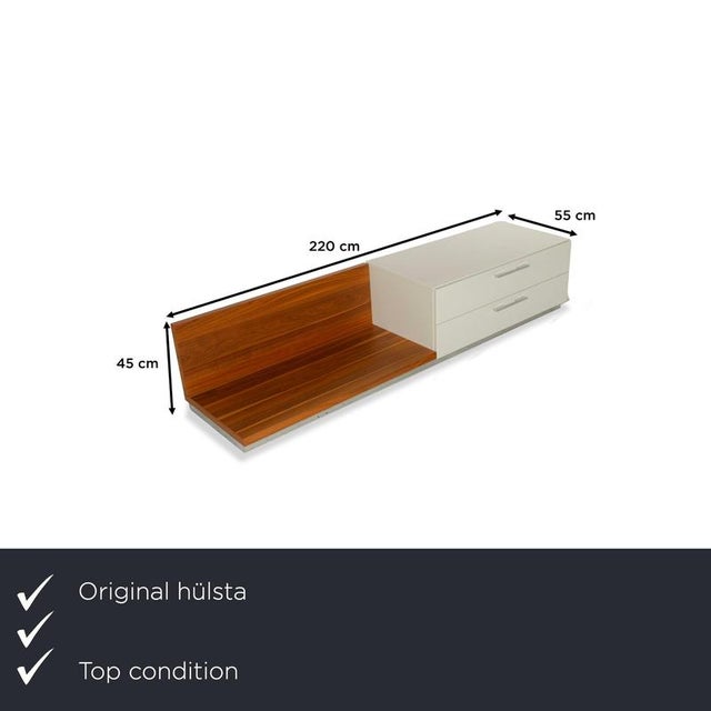 The Hülsta Lilac sideboard is crafted from high-quality wood, which is reflected in the lowboard's durability. The color...