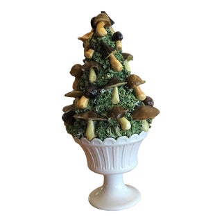 Vintage Italian Centerpiece, Mushrooms Tower or Topiary For Sale