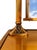 Neoclassical Hollywood Regency Brass-Clad Mahogany Vanity Dressing Mirror For Sale - Image 12 of 13