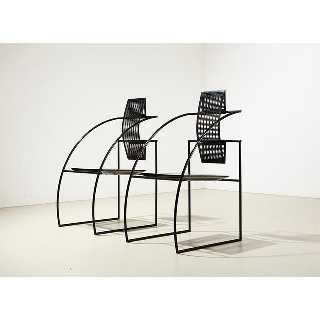 Postmodern Quinta Chairs by Mario Botta for Alias, Italy, 1986, Set of 2 For Sale - Image 3 of 12