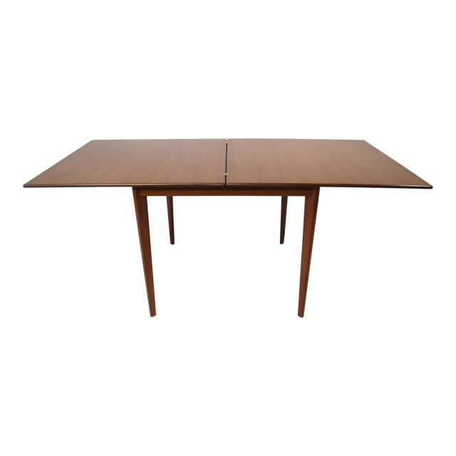 Walnut Folding Dining or Game Table in the Style of Dunbar For Sale