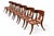 Klismos Set of 6 Dining Chairs For Sale - Image 4 of 6