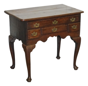 Antique English Georgian Oak Desk, 1700s
