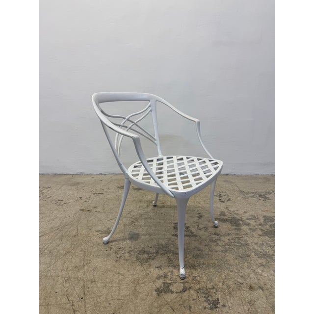 Metal Mid-Century Brown Jordan Outdoor Aluminum Dining Chairs, 1960s - Set of Four For Sale - Image 7 of 16