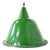 Large Vintage Industrial Green Enamel Pendant Light, 1960s For Sale