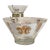 Fleur De Lis Chip and Dip Bowls With Metal Hanger - Set of 3 by Anchor Hocking For Sale