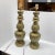 Mid-Century Modern Vintage Baluster Ceramic Patinated Tyndale Lamps- a Pair For Sale - Image 3 of 11