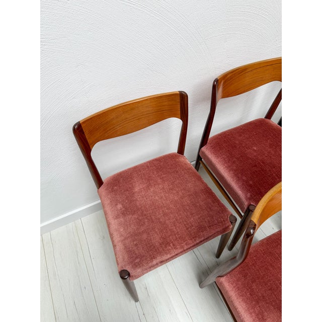 Mid-Century Danish Dining Chairs in Teak, 1960s, Set of 6 For Sale - Image 10 of 11