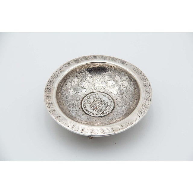 Circular Silver Ring with 400 Reis Coin For Sale - Image 3 of 4