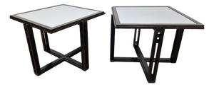 Vintage Galaxy Side Tables by Umberto Asnago for Giorgetti, 1980s, Set of 2
