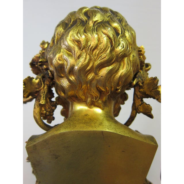 Mid 19th Century Bacchus Mantle Clock For Sale - Image 9 of 9