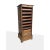 Wood Vintage Rolling Shutter Cabinet, 1970s For Sale - Image 7 of 8