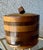 Dansk Circa 1970/1980 Sleek & Chic Walnut Wood Ice Bucket With Attached Insulated Glass Insert For Sale - Image 4 of 18