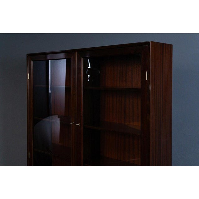 Mid-Century Mahogany Display Bookcase For Sale - Image 9 of 14