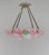 Metal French Art Deco Pendant Light by Loys Lucha 1930 France For Sale - Image 7 of 14