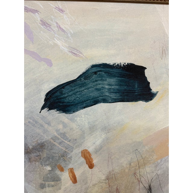 Amethyst Home Flat White Abstract Print, Framed For Sale In San Francisco - Image 6 of 12