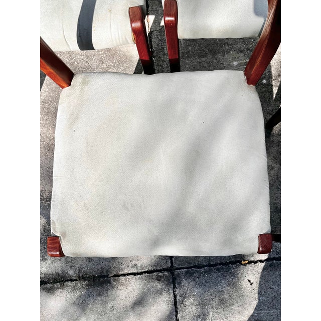 Danish Mid Century Modern Dining Chairs | Set of Five Including Two Armchairs by Niels Otto Møller For Sale - Image 9 of 17