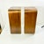 Chestnut 1980s Vintage Italian Style Postmodern Contemporary Teak Bentwood Drinks Table - A Pair For Sale - Image 8 of 13