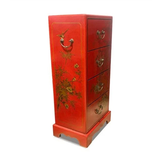 1980s 4 Drawers Shanxi Motifs Stand For Sale In New York - Image 6 of 7