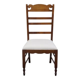 Pennsylvania House Early American Country Style Ladderback Dining Side Chair For Sale