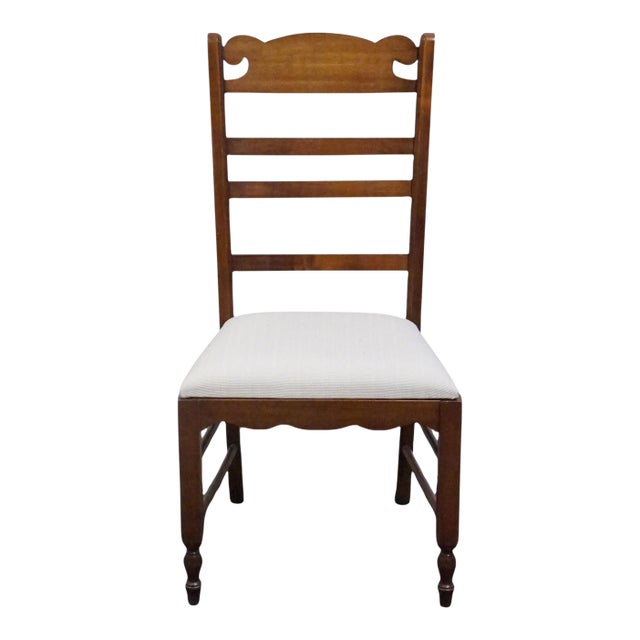 Pennsylvania House Early American Country Style Ladderback Dining Side Chair For Sale