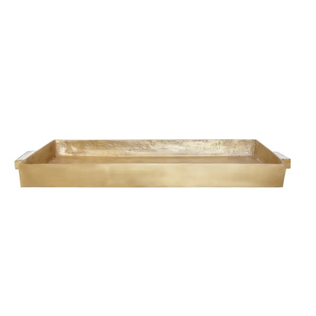New item. Not vintage. Introducing Whitt, the perfect addition to your home decor. This unique cast metal tray features an...