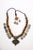 Late 20th Century Late 20th Century Faux Amber Bead & Silver Necklace For Sale - Image 5 of 12