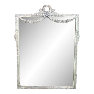 19th Century Louis XVI Silverplate Picture Frame