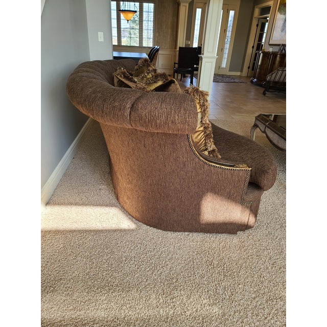 Marge Carson Grg43 Georgiana Sofa With Original Pillows For Sale In Kansas City - Image 6 of 13