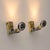 Gio Ponti Italian Gothic Style Hand-Shaped Wall Sconces in Brass and Metal by Gio Ponti, 1970s, Set of 2 For Sale - Image 4 of 16