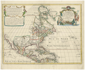Map of North America, 1700