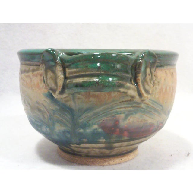 Hand Thrown Ceramic Decorative Bowl For Sale - Image 4 of 9