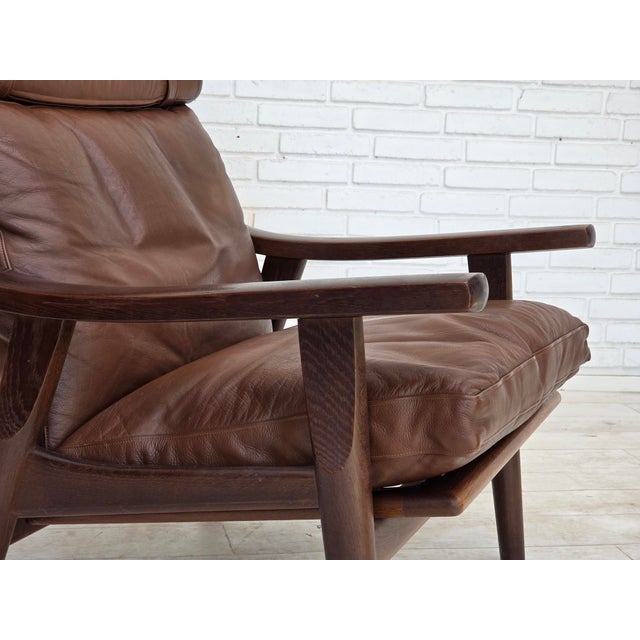 Danish Model GE530 Highback Lounge Chair by H.J. Wegner for Getama, 1970s For Sale - Image 9 of 18