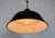 Industrial Black Enamel Factory Lamp with Iron Top, 1950s For Sale - Image 10 of 18