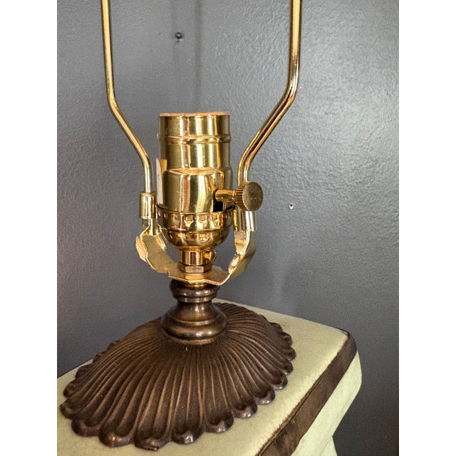 Mid 20th Century Ceramic Table Lamp by John Richard For Sale - Image 9 of 10