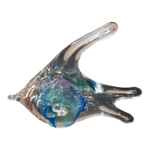 1980s Signed Gordon Studio Australia Art Glass Fish Sculpture