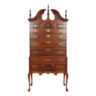 1981 Statton Queen Anne Style Highboy For Sale