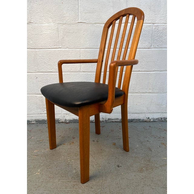 Set of Six Mid-Century Teak Dining Room Chairs For Sale - Image 17 of 18