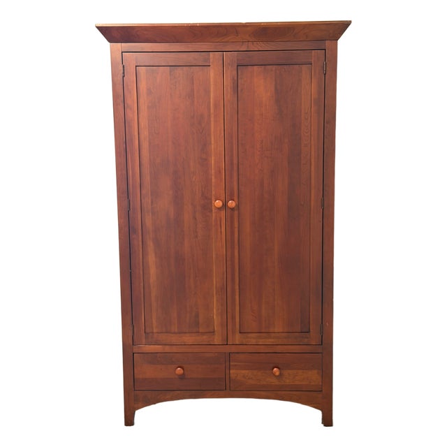 1990s Ethan Allen American Impressions Armoire For Sale