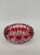 Mid-Century Modern Lorraine Crystal Ashtray in Ruby, 1970s For Sale - Image 3 of 6