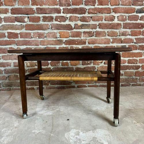 Vintage Danish Teak Trolley, 1960 For Sale - Image 4 of 5