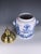 Large Dutch Delft Style Tobacco Jar Tabac Dobourg with Brass Lid, 1880 For Sale - Image 4 of 16