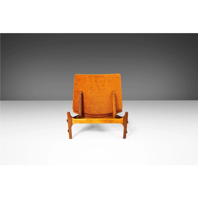 Modular Sectional of 3 Chairs & 2 Tables for Brown Saltman in Walnut, circa 1950's - 5 Pieces For Sale - Image 12 of 13